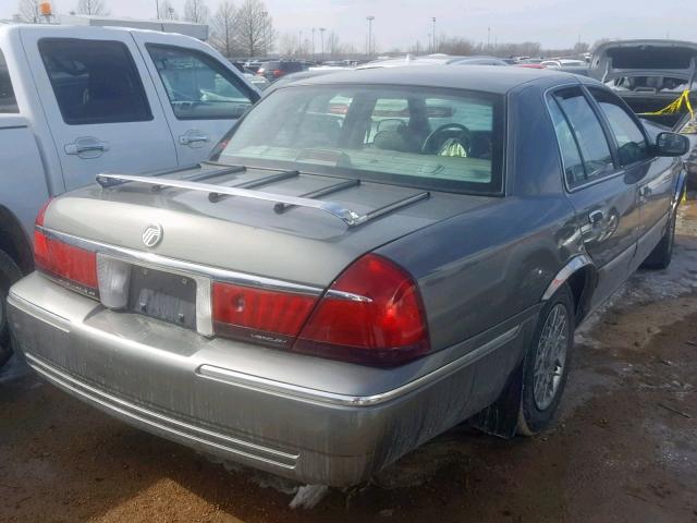 2MEFM74W11X714565 - 2001 MERCURY GRAND MARQ GRAY photo 4