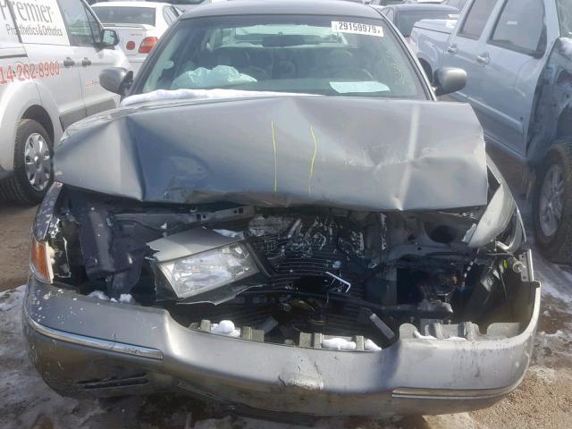 2MEFM74W11X714565 - 2001 MERCURY GRAND MARQ GRAY photo 7