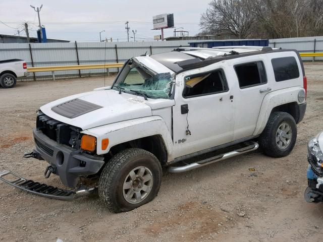 5GTDN136168103813 - 2006 HUMMER H3 WHITE photo 10