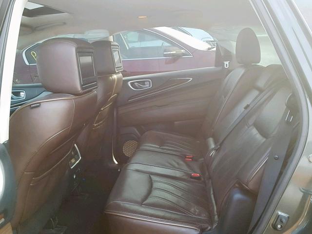 5N1AL0MM8DC329666 - 2013 INFINITI JX35 GREEN photo 6