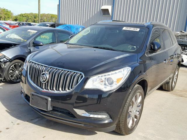 5GAKRBKD3HJ168250 - 2017 BUICK ENCLAVE BLACK photo 2