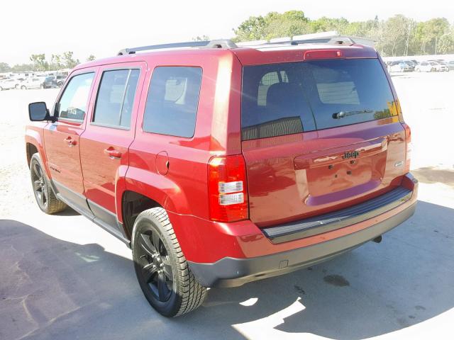 1C4NJPBA8FD349703 - 2015 JEEP PATRIOT SP RED photo 3