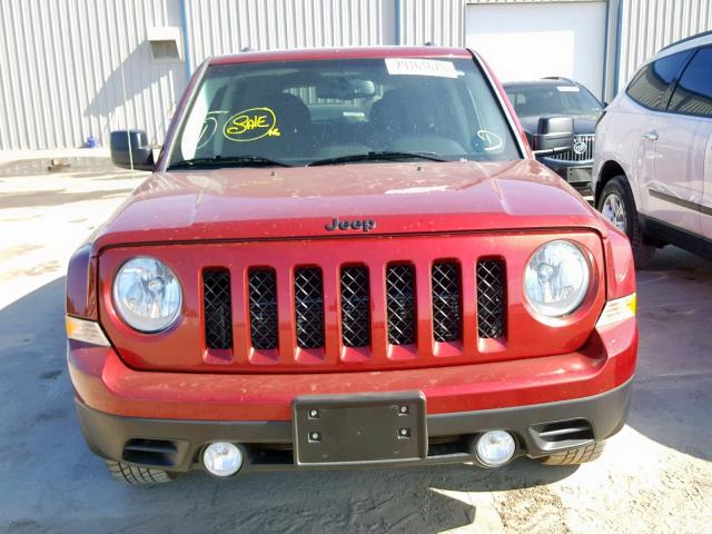 1C4NJPBA8FD349703 - 2015 JEEP PATRIOT SP RED photo 9