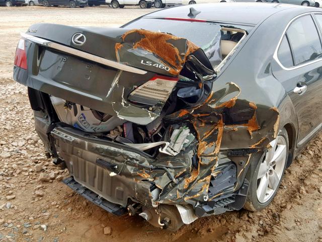 JTHBL5EF9A5093274 - 2010 LEXUS LS 460 GREEN photo 9