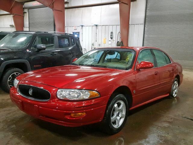 1G4HR54K34U148431 - 2004 BUICK LESABRE LI BURGUNDY photo 2