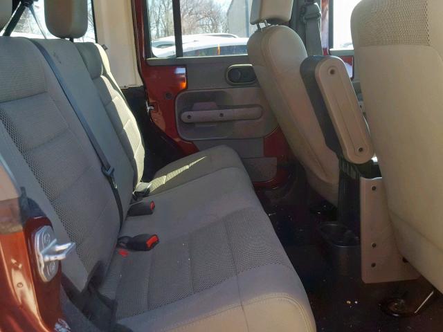 1J4GA59157L211234 - 2007 JEEP WRANGLER S მუქწითელი ფოტო 6