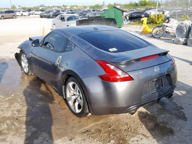 JN1AZ4EH3CM561275 - 2012 NISSAN 370Z BASE GRAY photo 3