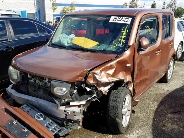 JN8AZ2KR2BT210784 - 2011 NISSAN CUBE BASE TAN photo 2