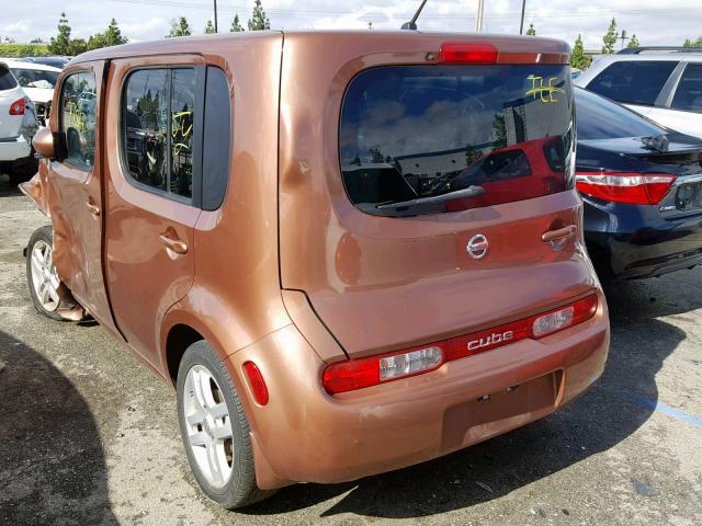 JN8AZ2KR2BT210784 - 2011 NISSAN CUBE BASE TAN photo 3