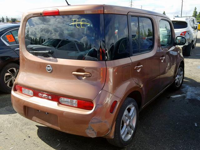 JN8AZ2KR2BT210784 - 2011 NISSAN CUBE BASE TAN photo 4