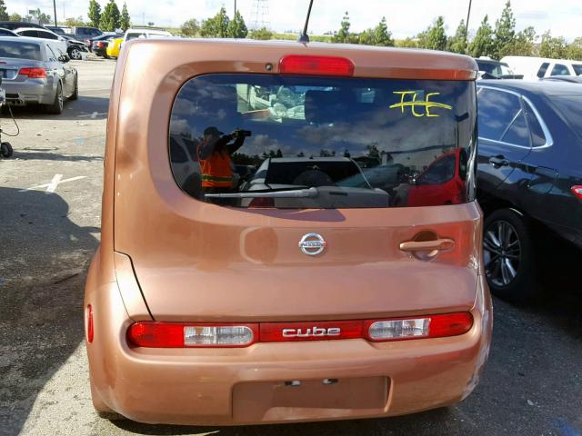 JN8AZ2KR2BT210784 - 2011 NISSAN CUBE BASE TAN photo 9