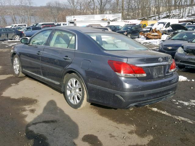 4T1BK3DB3BU374562 - 2011 TOYOTA AVALON BAS GRAY photo 3