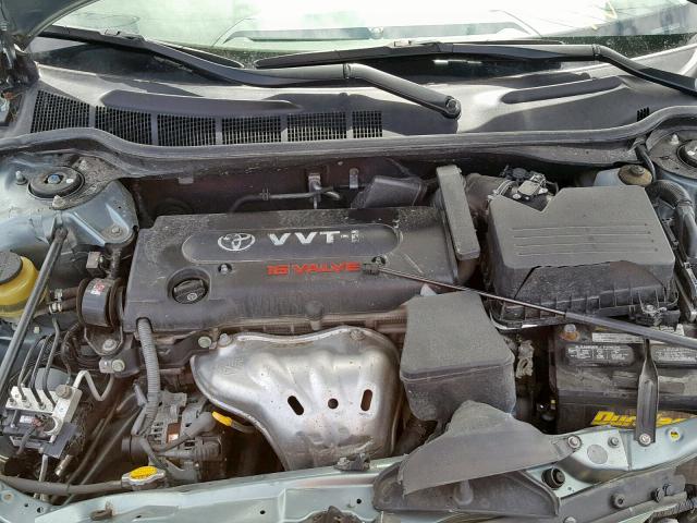 4T1BE46K79U893215 - 2009 TOYOTA CAMRY BASE BLUE photo 7