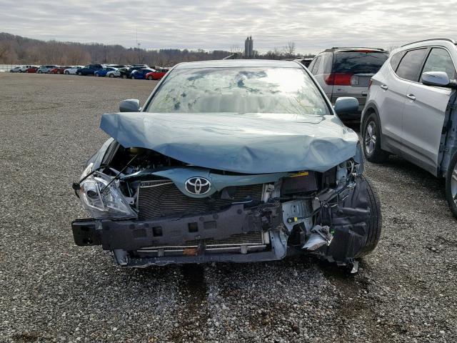 4T1BE46K79U893215 - 2009 TOYOTA CAMRY BASE BLUE photo 9