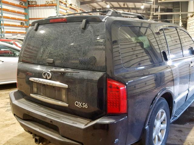 5N3AA08C56N812604 - 2006 INFINITI QX56 BLACK photo 4