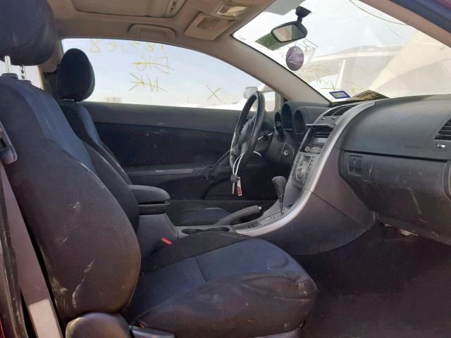 JTKDE177060126825 - 2006 TOYOTA SCION TC BURGUNDY photo 5