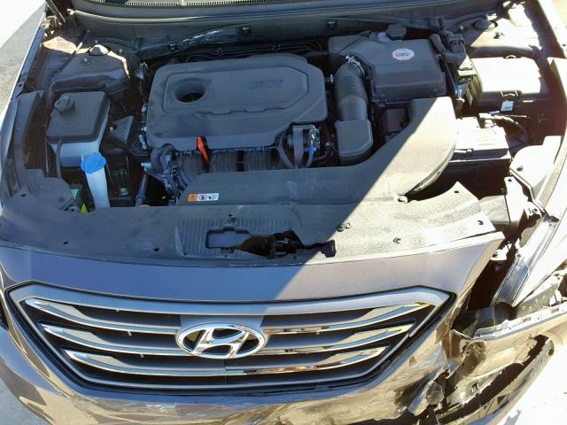 5NPE34AF4HH592735 - 2017 HYUNDAI SONATA SPO BROWN photo 7