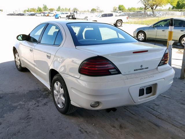 1G2NE52F64C225067 - 2004 PONTIAC GRAND AM S WHITE photo 3