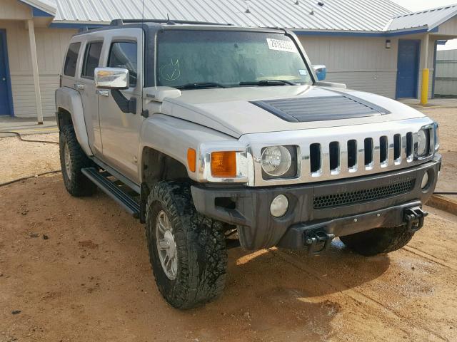 5GTDN13E978161497 - 2007 HUMMER H3 BEIGE photo 1