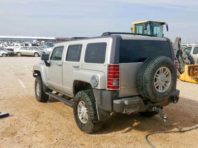 5GTDN13E978161497 - 2007 HUMMER H3 BEIGE photo 3