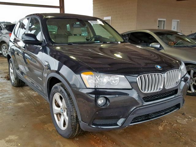 5UXWX5C53CL725863 - 2012 BMW X3 XDRIVE2 BLACK photo 1