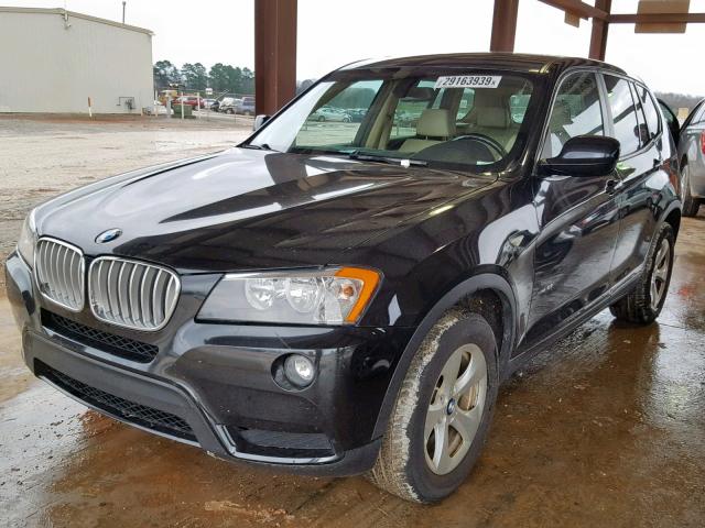 5UXWX5C53CL725863 - 2012 BMW X3 XDRIVE2 BLACK photo 2