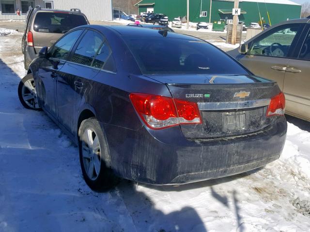 1G1P75SZ3E7259916 - 2014 CHEVROLET CRUZE BLUE photo 3