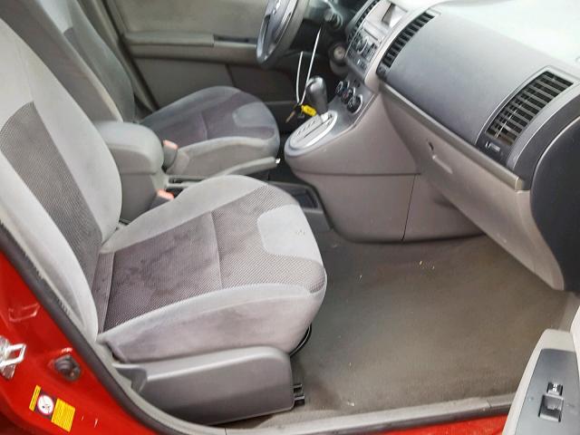 3N1AB61E87L668088 - 2007 NISSAN SENTRA 2.0 RED photo 5