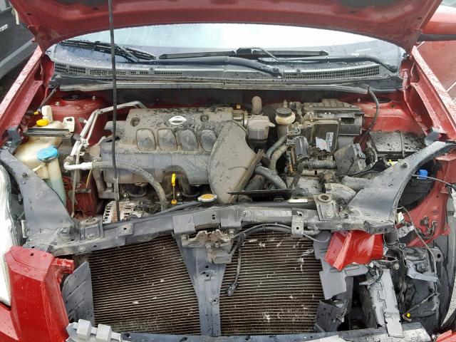 3N1AB61E87L668088 - 2007 NISSAN SENTRA 2.0 RED photo 7