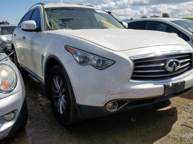 JN8CS1MU0DM142118 - 2013 INFINITI FX37 WHITE photo 2