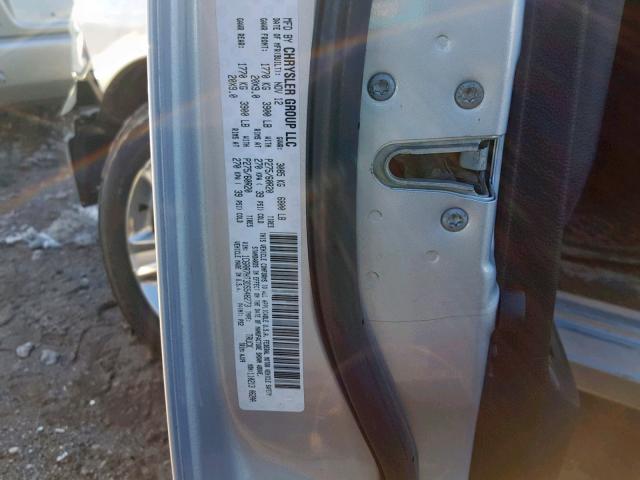 1C6RR7HT3DS548273 - 2013 RAM 1500 SPORT SILVER photo 10