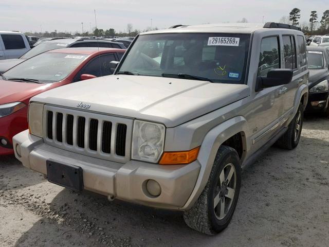 1J8HH48K96C367195 - 2006 JEEP COMMANDER BROWN photo 2