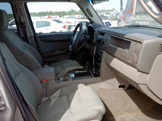 1J8HH48K96C367195 - 2006 JEEP COMMANDER BROWN photo 5
