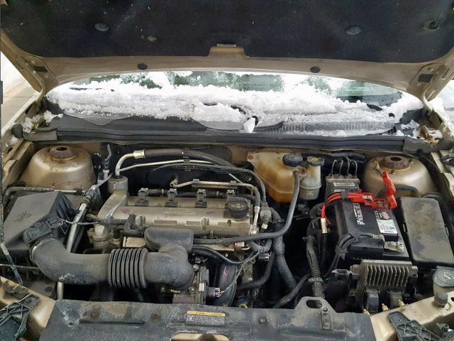1G1ZS58F78F121570 - 2008 CHEVROLET MALIBU LS GOLD photo 7