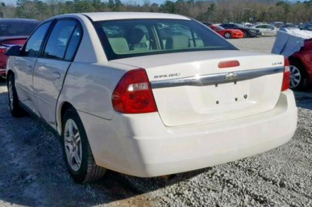 1G1ZS57N67F297193 - 2007 CHEVROLET MALIBU LS WHITE photo 3
