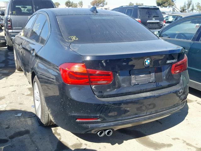 WBA8E9C50GK645100 - 2016 BMW 328 I SULE BLACK photo 3