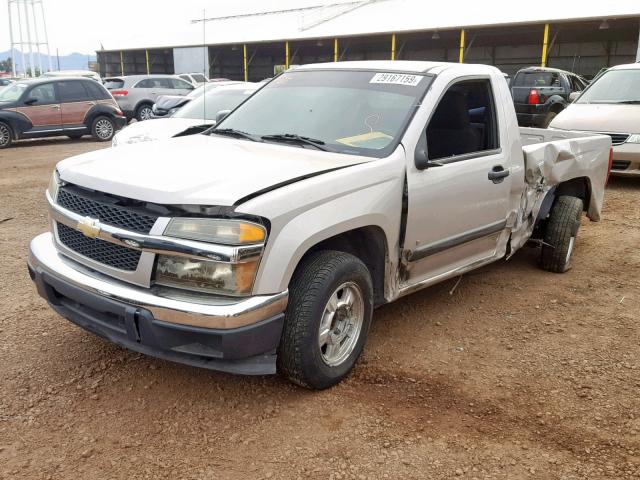 1GCCS14E378107932 - 2007 CHEVROLET COLORADO SILVER photo 2