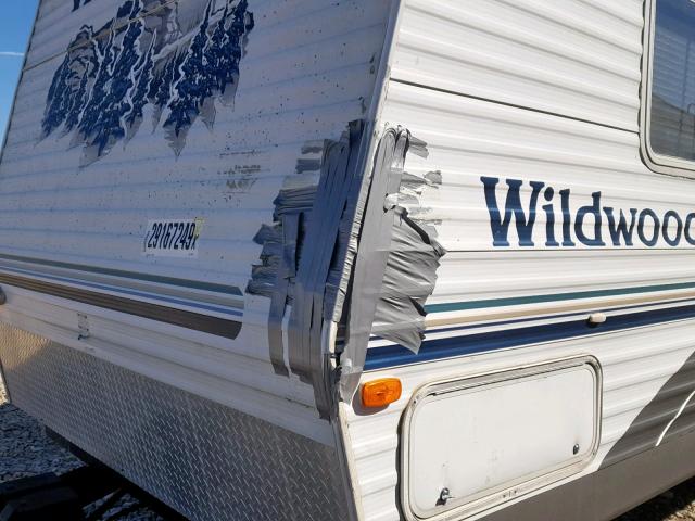 4X4TWDN205A235314 - 2005 WILD TRAILER WHITE photo 9