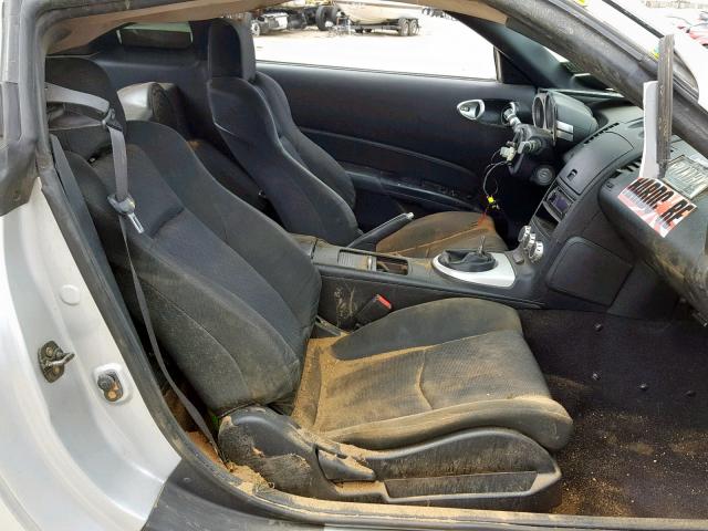 JN1AZ34D76M307498 - 2006 NISSAN 350Z COUPE SILVER photo 5