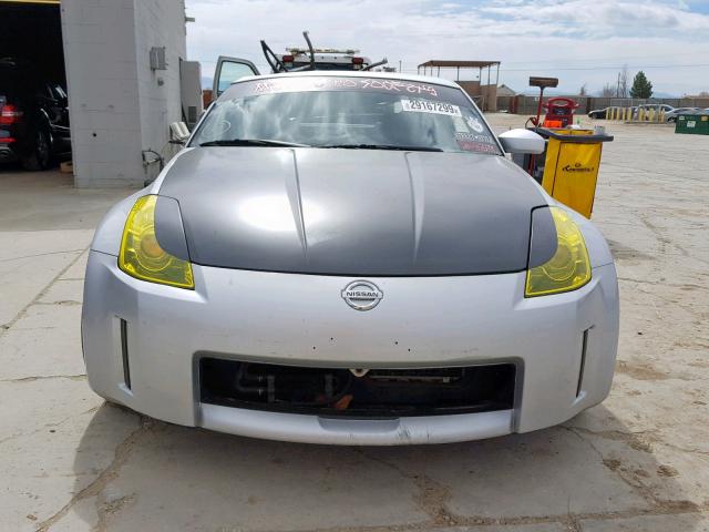 JN1AZ34D76M307498 - 2006 NISSAN 350Z COUPE SILVER photo 9