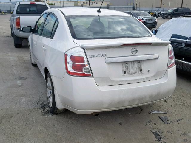 3N1AB6AP0BL704317 - 2011 NISSAN SENTRA 2.0 WHITE photo 3