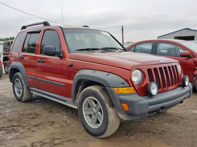 1J4GK38K46W161533 - 2006 JEEP LIBERTY RE BURGUNDY photo 1