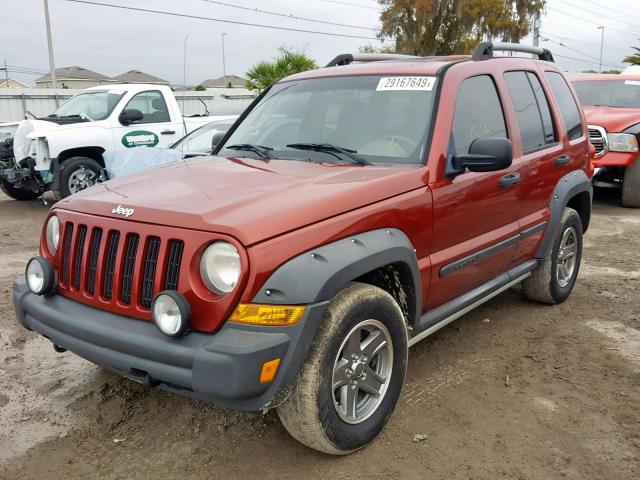 1J4GK38K46W161533 - 2006 JEEP LIBERTY RE BURGUNDY photo 2