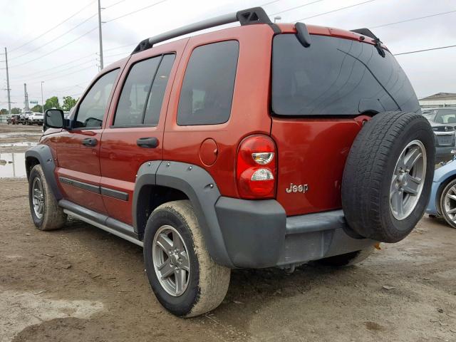 1J4GK38K46W161533 - 2006 JEEP LIBERTY RE BURGUNDY photo 3