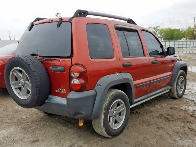 1J4GK38K46W161533 - 2006 JEEP LIBERTY RE BURGUNDY photo 4