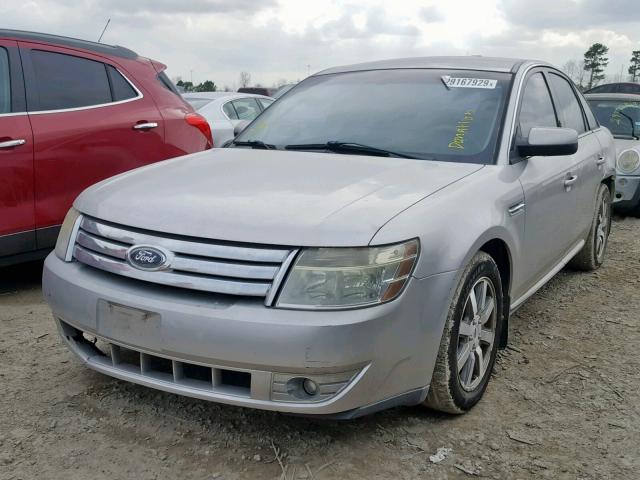 1FAHP24W78G170518 - 2008 FORD TAURUS SEL SILVER photo 2