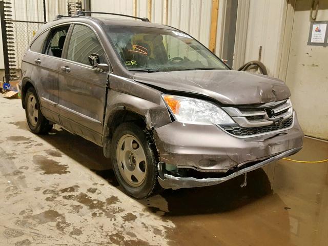 5J6RE4H73AL813392 - 2010 HONDA CR-V EXL BROWN photo 1