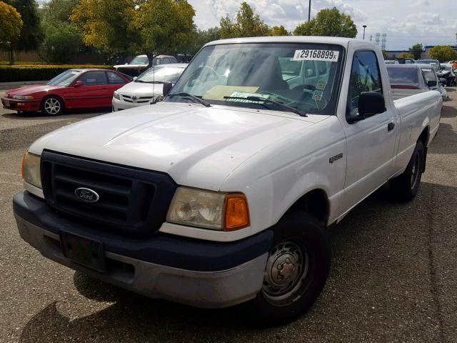 1FTYR10UX4PB30351 - 2004 FORD RANGER WHITE photo 2