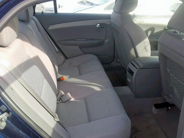 1G1ZB5EB4A4133503 - 2010 CHEVROLET MALIBU LS BLUE photo 6
