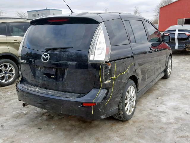 JM1CR2W38A0370212 - 2010 MAZDA 5 BLACK photo 4